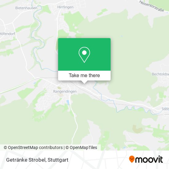 Карта Getränke Strobel