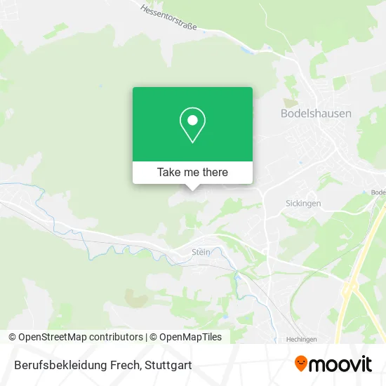 Карта Berufsbekleidung Frech