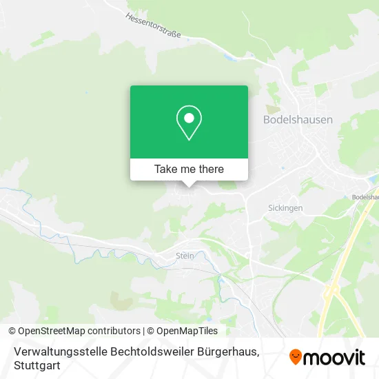 Карта Verwaltungsstelle Bechtoldsweiler Bürgerhaus