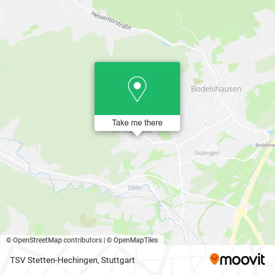 Карта TSV Stetten-Hechingen