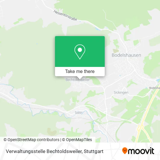 Карта Verwaltungsstelle Bechtoldsweiler