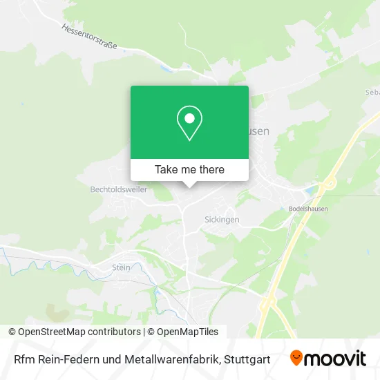 Карта Rfm Rein-Federn und Metallwarenfabrik