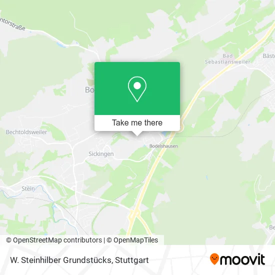 Карта W. Steinhilber Grundstücks