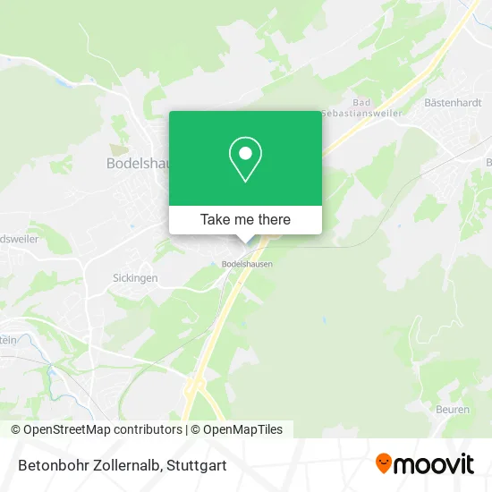 Карта Betonbohr Zollernalb
