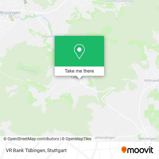 Карта VR Bank Tübingen