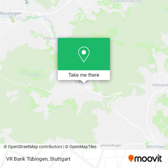 VR Bank Tübingen map