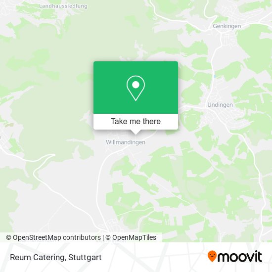 Reum Catering map