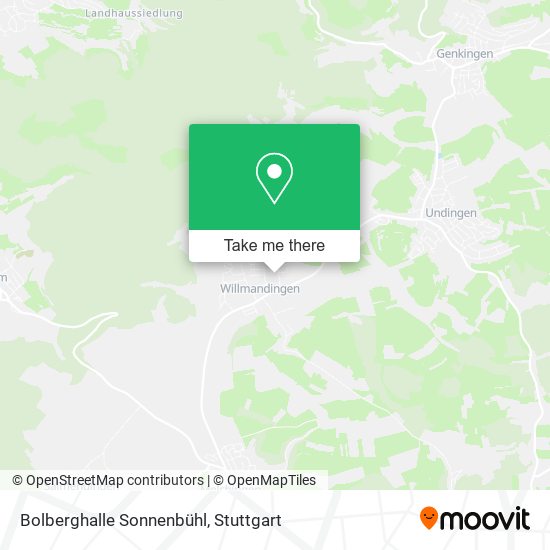 Bolberghalle Sonnenbühl map