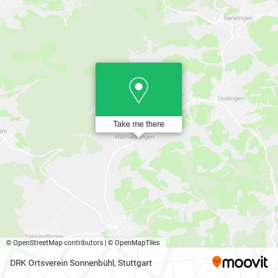 DRK Ortsverein Sonnenbühl map