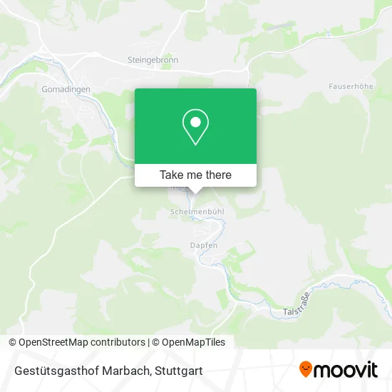 Карта Gestütsgasthof Marbach