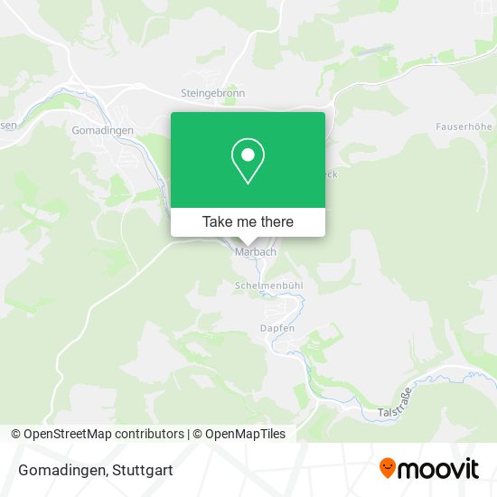 Gomadingen map