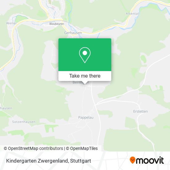 Kindergarten Zwergenland map
