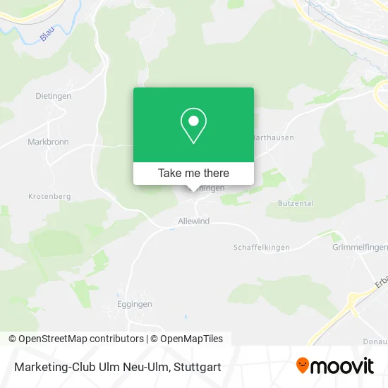 Карта Marketing-Club Ulm Neu-Ulm