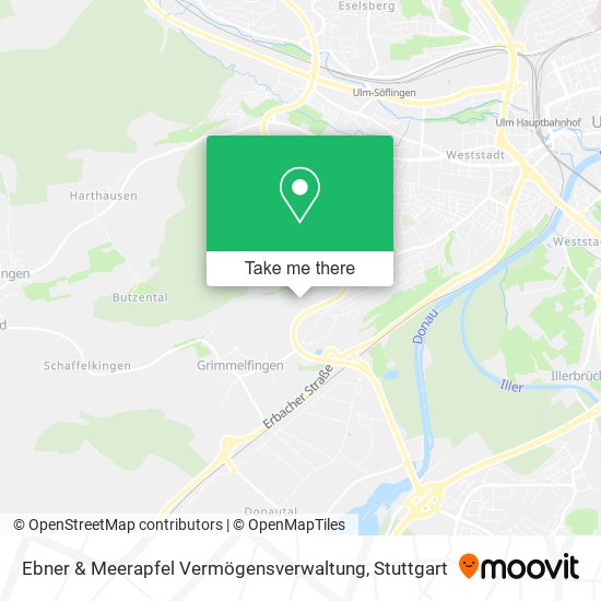 Карта Ebner & Meerapfel Vermögensverwaltung