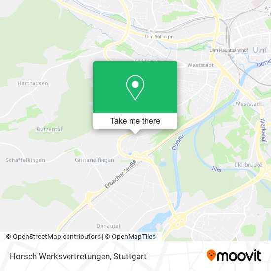 Horsch Werksvertretungen map