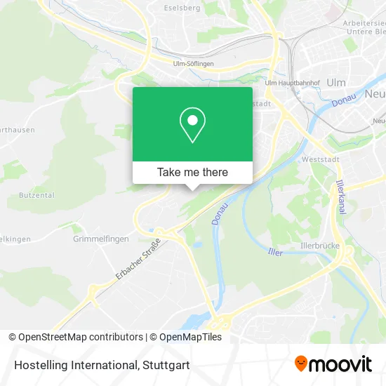 Карта Hostelling International