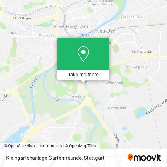 Карта Kleingartenanlage Gartenfreunde