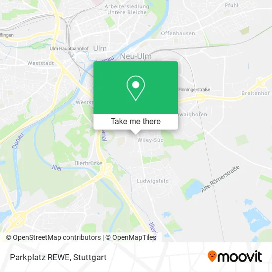 Карта Parkplatz REWE