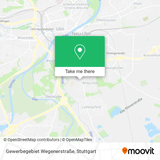 Gewerbegebiet Wegenerstraße map