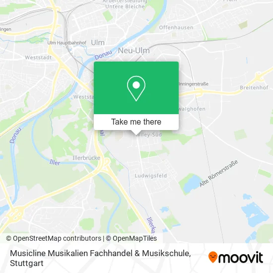 Карта Musicline Musikalien Fachhandel & Musikschule