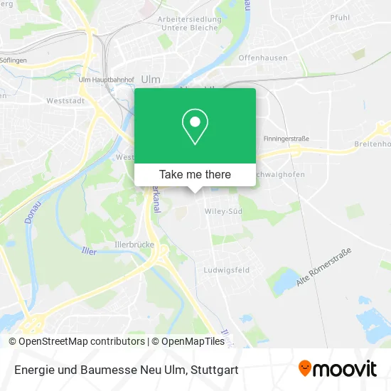 Карта Energie und Baumesse Neu Ulm