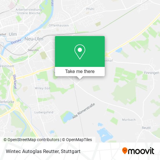 Wintec Autoglas Reutter map