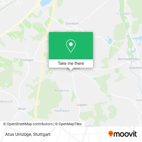 Карта Atus Umzüge