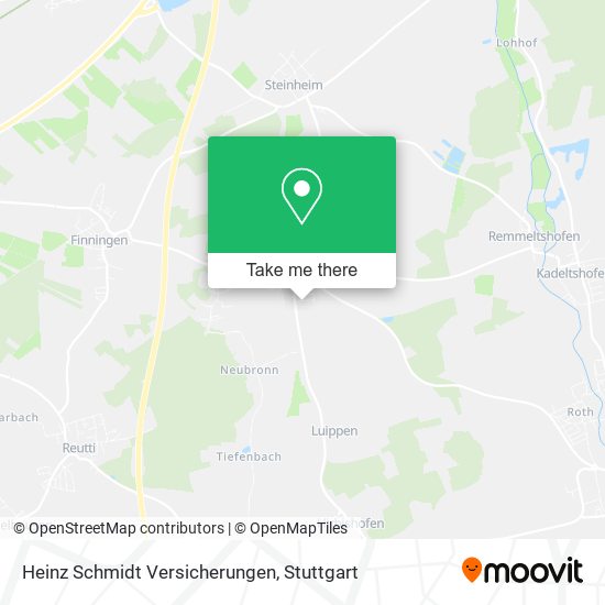 Heinz Schmidt Versicherungen map
