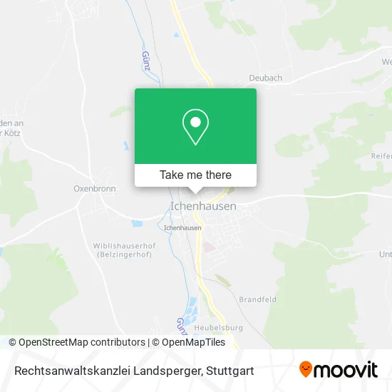 Карта Rechtsanwaltskanzlei Landsperger