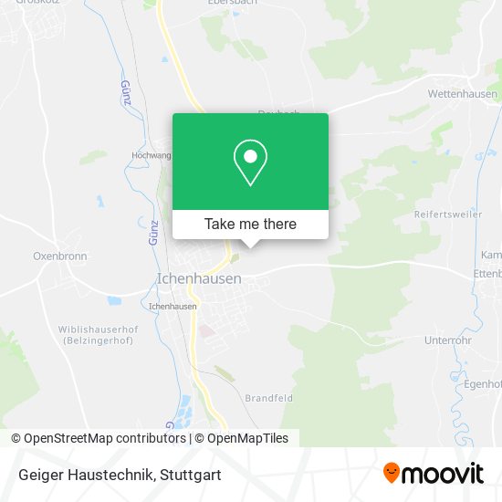 Карта Geiger Haustechnik