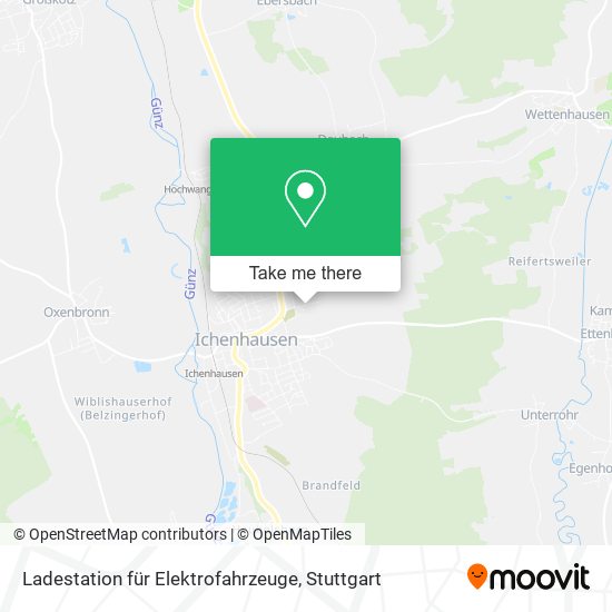 Ladestation für Elektrofahrzeuge map