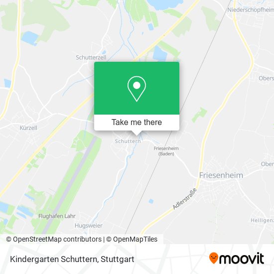 Kindergarten Schuttern map