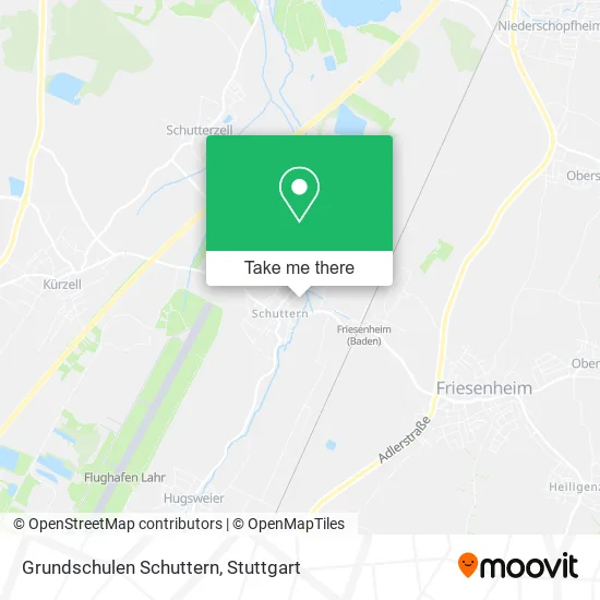 Карта Grundschulen Schuttern