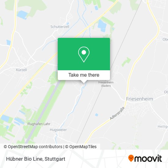 Hübner Bio Line map