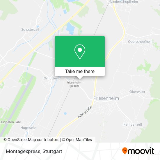 Montagexpress map