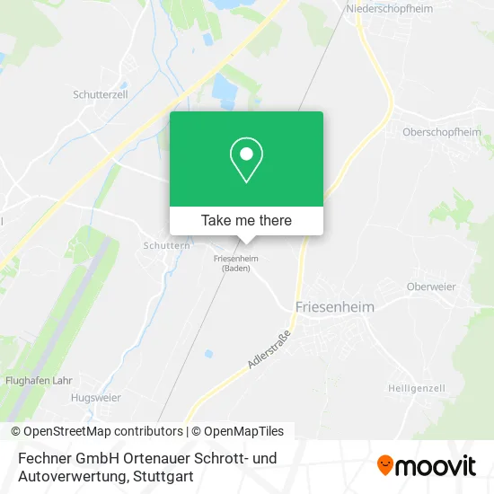 Карта Fechner GmbH Ortenauer Schrott- und Autoverwertung