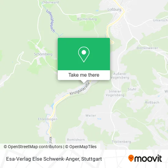 Карта Esa-Verlag Else Schwenk-Anger