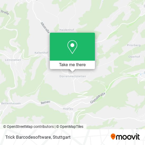 Trick Barcodesoftware map