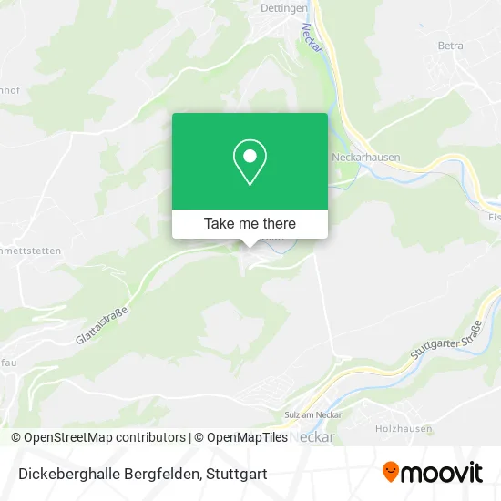 Карта Dickeberghalle Bergfelden
