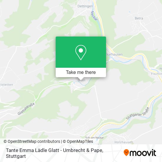 Tante Emma Lädle Glatt - Umbrecht & Pape map