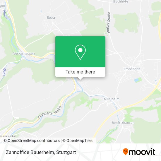 Zahnoffice Bauerheim map