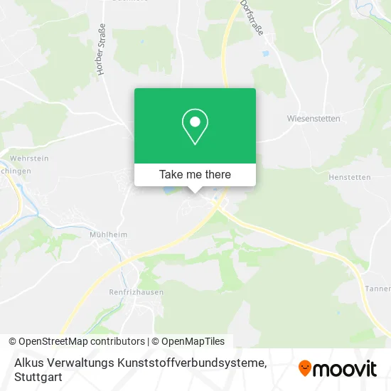 Карта Alkus Verwaltungs Kunststoffverbundsysteme