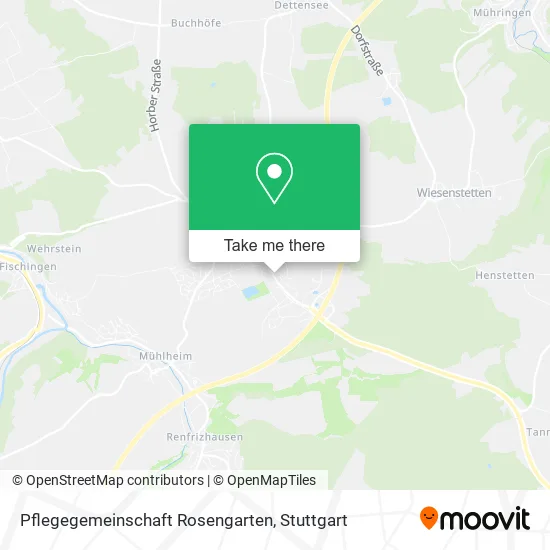 Карта Pflegegemeinschaft Rosengarten