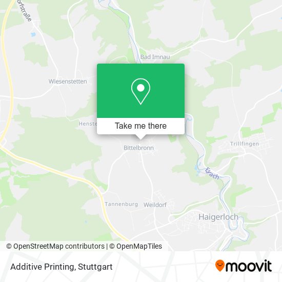 Additive Printing map
