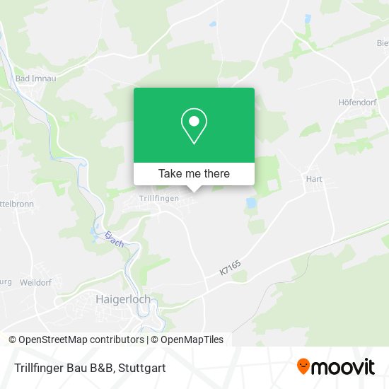 Карта Trillfinger Bau B&B