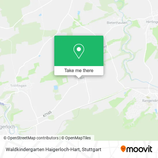 Карта Waldkindergarten Haigerloch-Hart