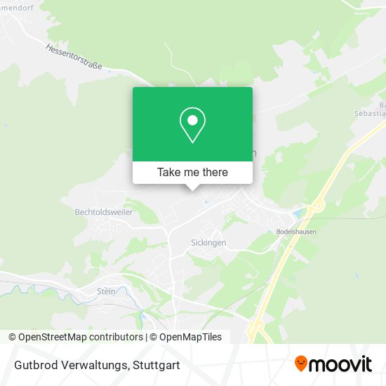 Gutbrod Verwaltungs map