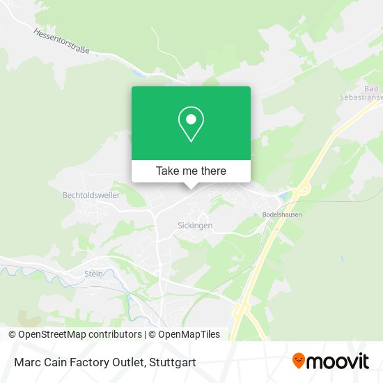 Marc Cain Factory Outlet map