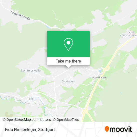 Карта Fidu Fliesenleger