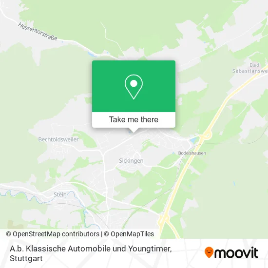 Карта A.b. Klassische Automobile und Youngtimer